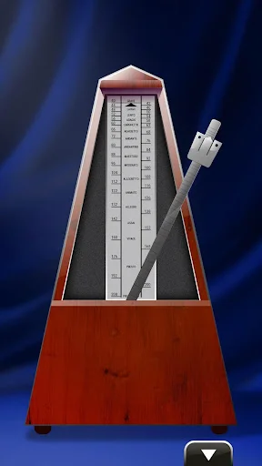 Classic Metronome app realistic metronome interface with moving pendulum for accurate rhythm practice