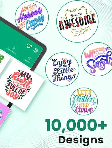10,000+ monogram and sublimation designs featuring motivational phrases and badges for DIY art crafts